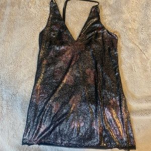 Free people sequin dress - size small - can be worn as a cute shirt too